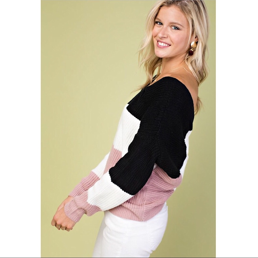 •THE LINDSEY• Twist Back Sweater - Picture 8 of 8